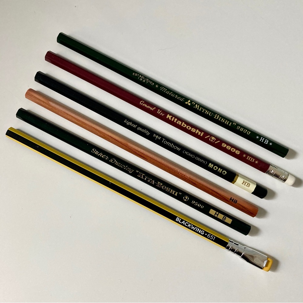 Writer’s Luxury Pencils 6-Pack (HB - Firm)